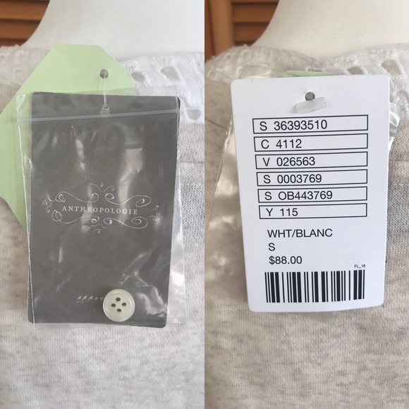 •Anthropologie• Postmark Sarita Eyelet Layered Top - Picture 15 of 16